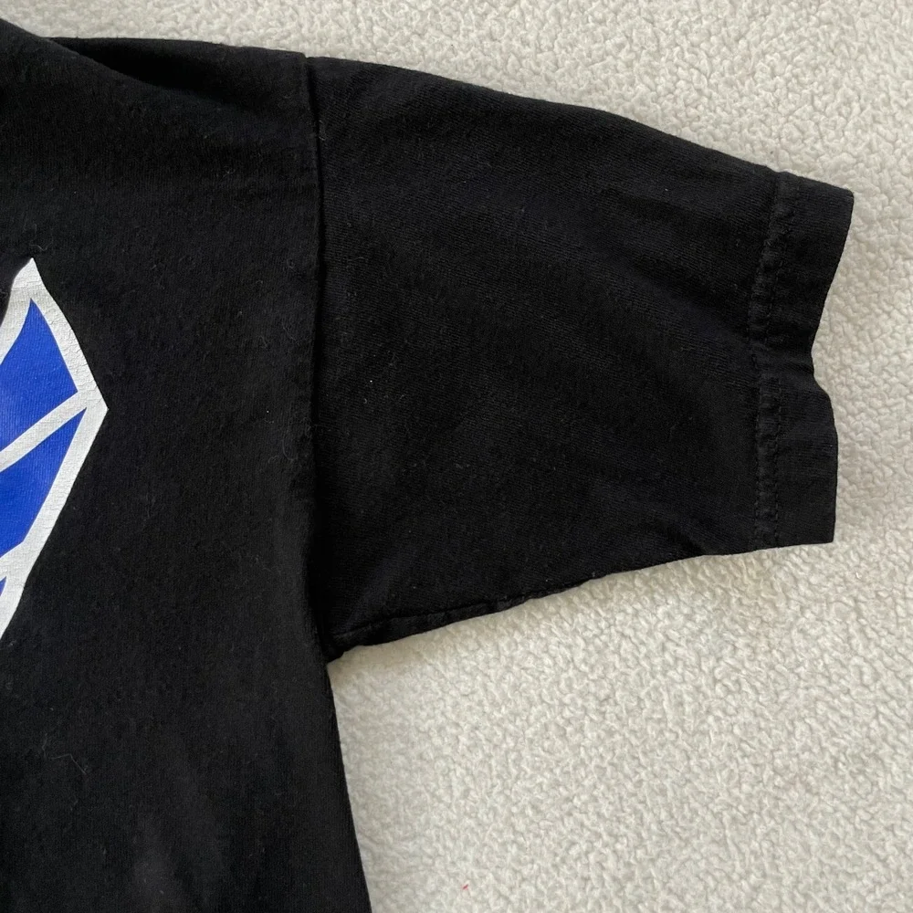 Bayside U.S.‎ Air Force T-Shirt Mens Small Black Graphic Short Sleeve USA Made